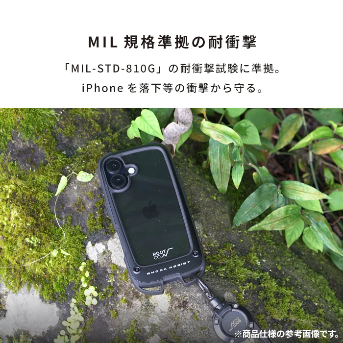 [iPhone 17e/16/16 Pro/16e/15/14/13専用]ROOT CO. GRAVITY Shock Resist Case +Hold. - Image 11