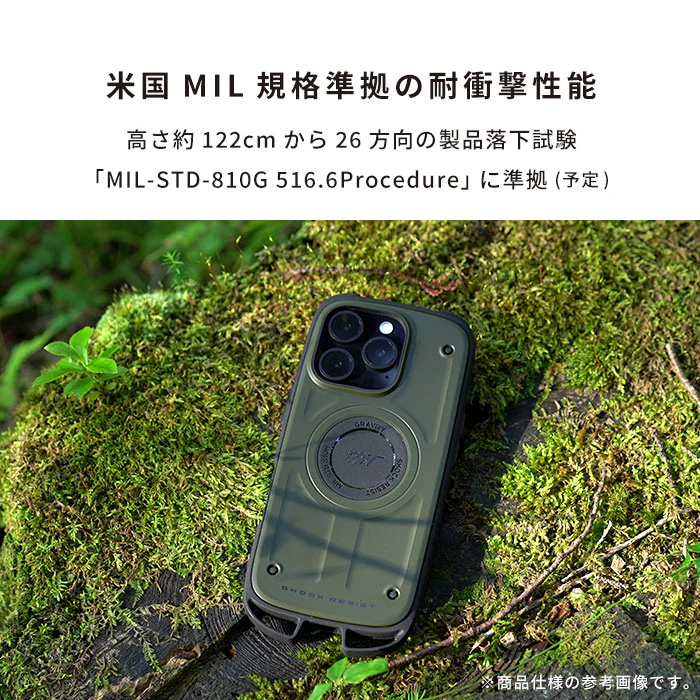 [iPhone 17/17Pro/16/16 Pro/15/14/13専用]ROOT CO. GRAVITY Shock Resist Case Rugged. - Image 4
