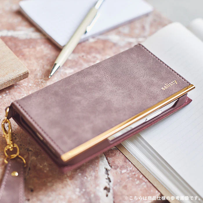 [iPhone 12 mini専用]salisty (サリスティ) スエードスタイル ダイアリーケースQ-DC001L - Image 9