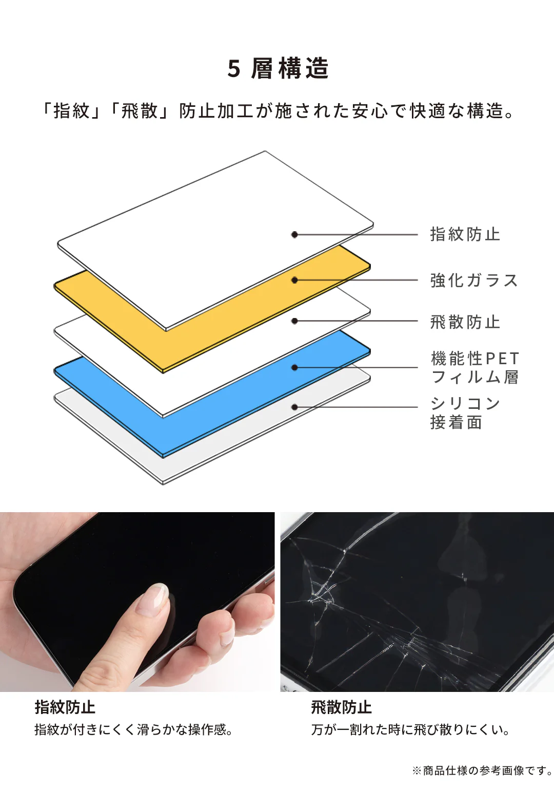 [iPhone 17/17 Pro/16 Pro専用]iFace 強化ガラス 画面保護フィルム 2枚セット(のぞき見防止/360°) - Image 12