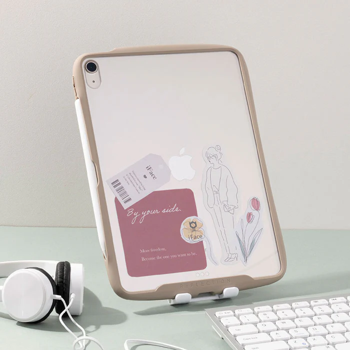 【iPad Air 11inch(第7/6世代)/10.9inch(第5/4世代)専用】iFace Reflection ポリカーボネートクリアケース（ベージュ） - Image 3