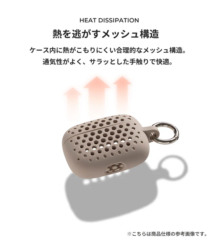 【AirPods Pro(第2/第1世代)専用】AndMesh メッシュ AirPods Proケース - Image 5