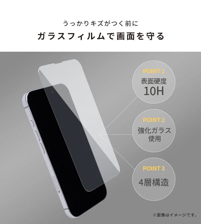 <2枚セット>【iPhone 17e/16/16 Pro/16 Plus/16 Pro Max/16e/15/15 Plus/14/14 Pro/14 Pro Max/13/13 Pro専用】iFace Round Edge Tempered Glass Screen Protector ラウンドエッジ強化ガラス 画面保護シート(ドラゴントレイル/クリア) - Image 8