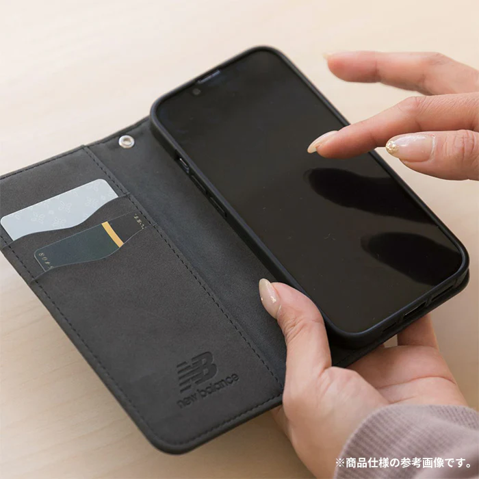 【iPhone 16/16 Pro/16 Pro Max専用】New Balance/ニューバランス スエード手帳型ケース スタンプロゴ - Image 7