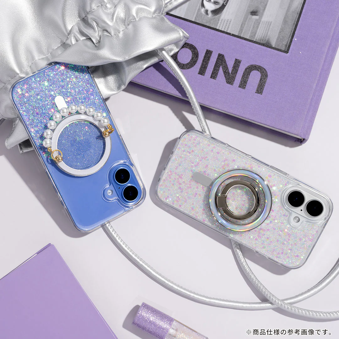 [iPhone 16/15/14/13専用]PHONEAR twinkle MagSafe対応 グリッターiPhoneケース - Image 5