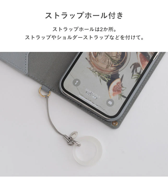 【iPhone 15/14/13専用】salisty noble レザーダイアリーケース - Image 11