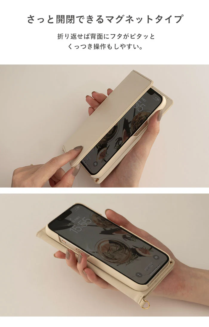 【iPhone 15/14/13専用】salisty noble レザーダイアリーケース - Image 9