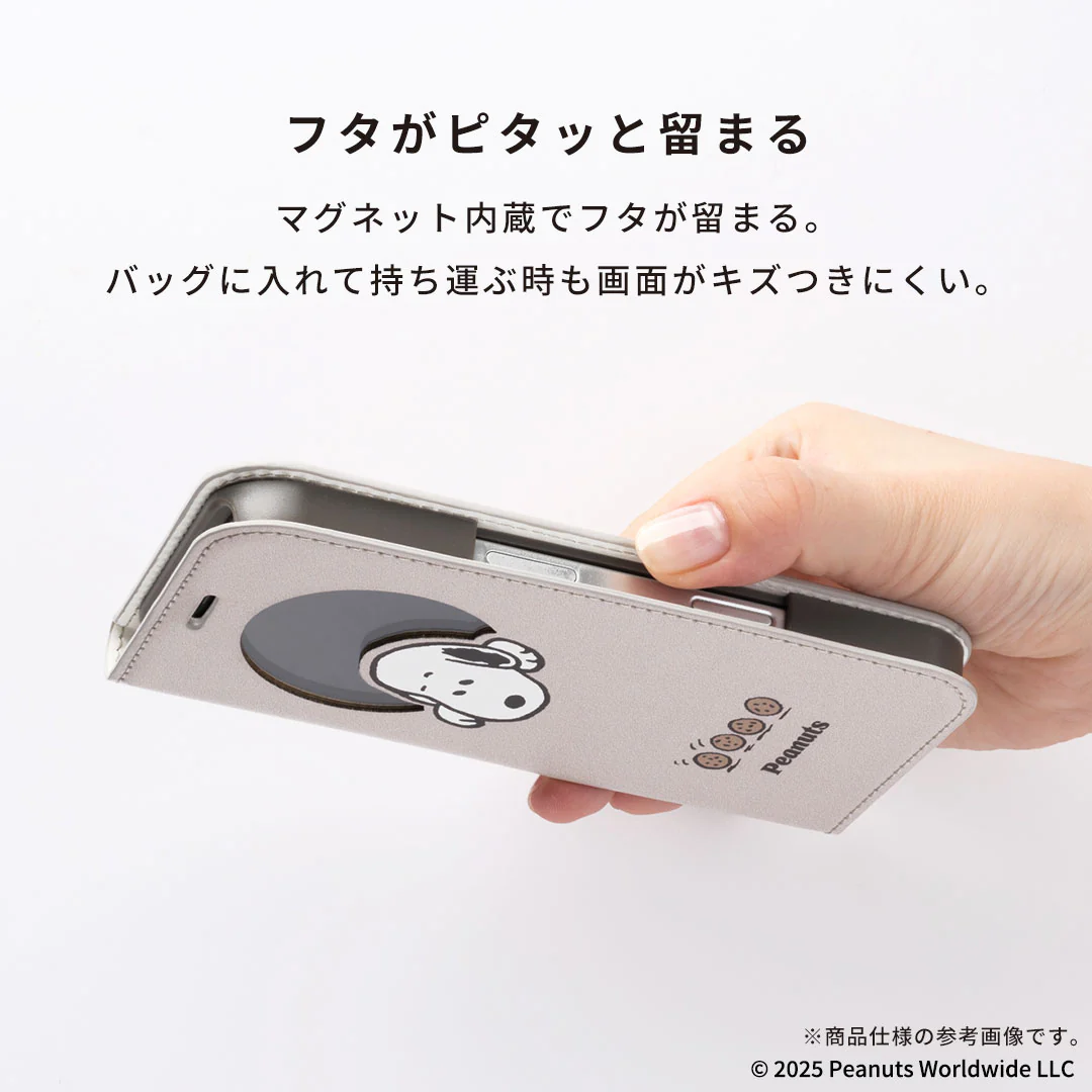 【iPhone 17/16専用】PEANUTS/ピーナッツ CERTA フリップ窓付きダイアリーケース - Image 11