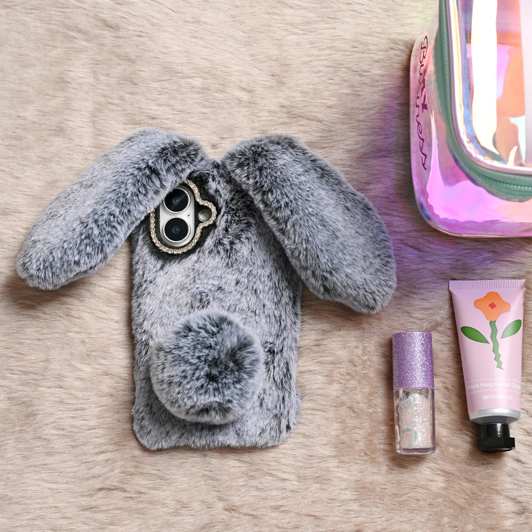 [iPhone 16/15/14/13専用]ファースマホケース(ラビット) - Image 12