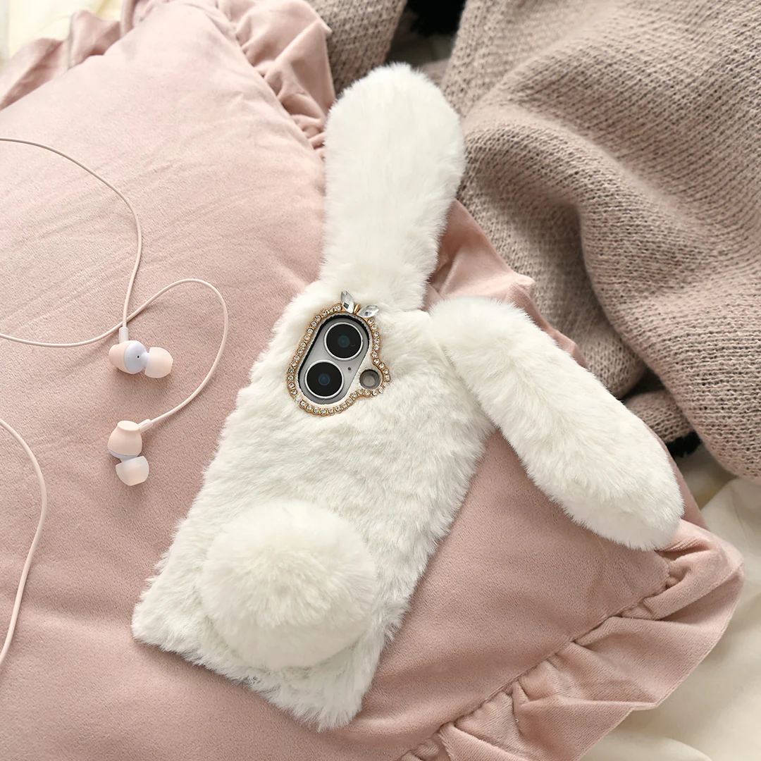 [iPhone 16/15/14/13専用]ファースマホケース(ラビット) - Image 9